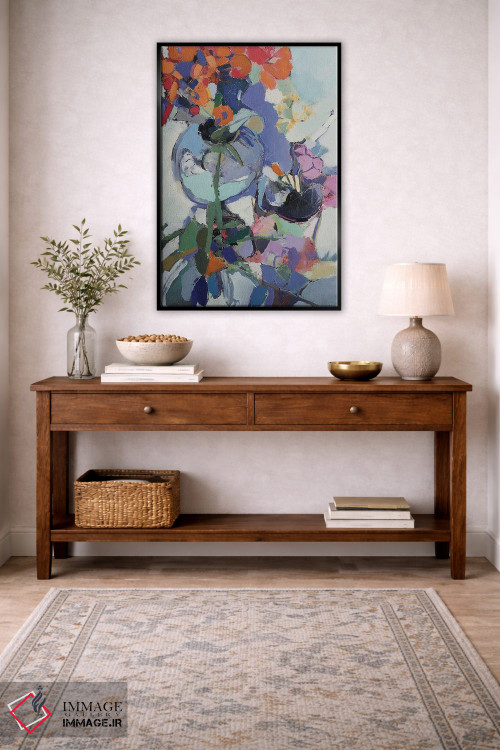 تابلو انتزاعی اتود ۵ اثر النا شرایبمن - D3B