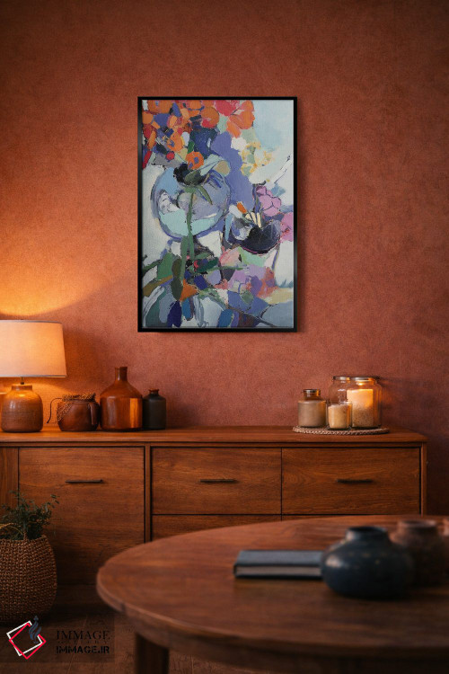 تابلو انتزاعی اتود ۵ اثر النا شرایبمن - D5B