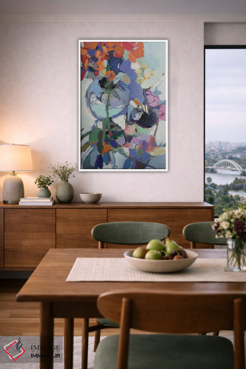 تابلو انتزاعی اتود ۵ اثر النا شرایبمن - D6W