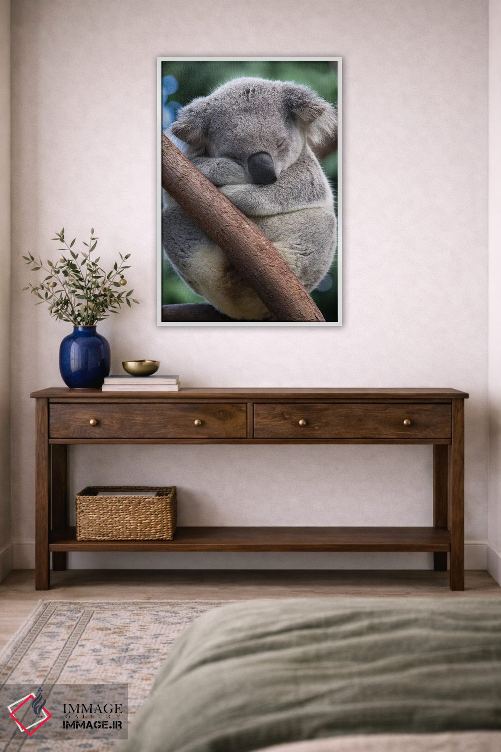 تابلو دکوراتیو کوالای نر خوابیده، کوئینزلند، استرالیا اثر سوزی اسزترهاس - D1W