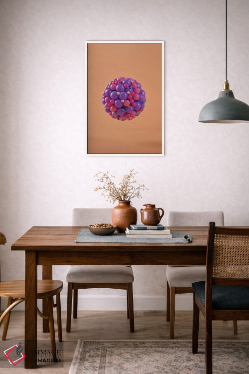 تابلو انتزاعی چیدمان استودیوی رنگ ها اثر اوگنی سولویف - D6W