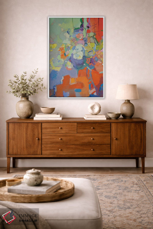 تابلو انتزاعی عطر شرقی اثر النا شرایبمن - D2W