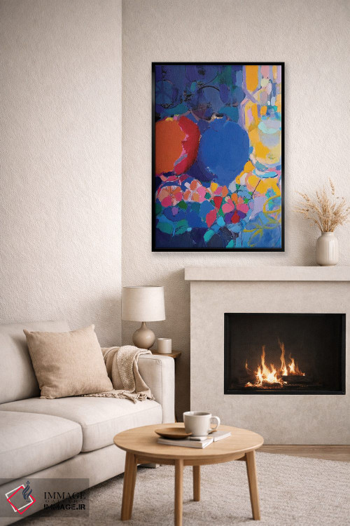 تابلو انتزاعی سبوی قرمز اثر النا شرایبمن - D6B