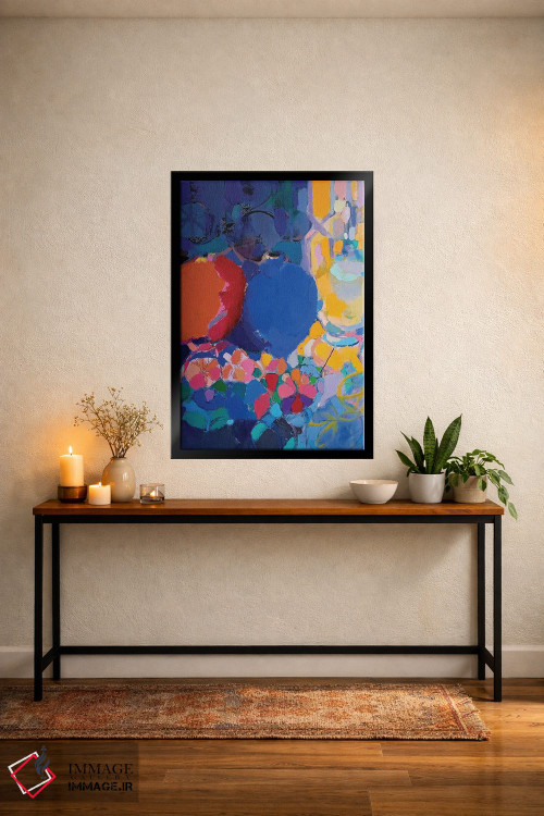 تابلو انتزاعی سبوی قرمز اثر النا شرایبمن - D4B