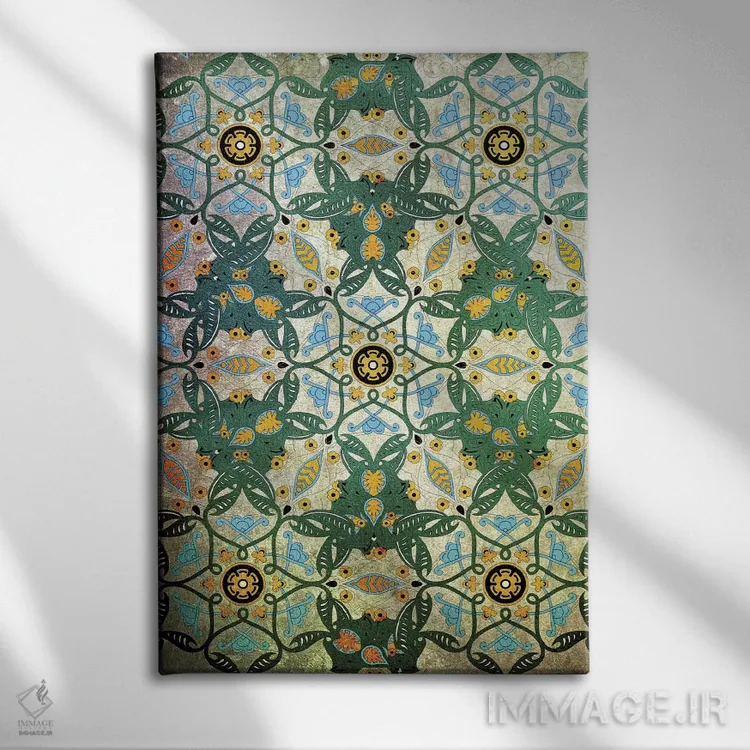 تابلو دکوراتیو آرمان گرایی مشهود اثر فایو بای فایو کالکتیو - نمای روبهرو روی دیوار