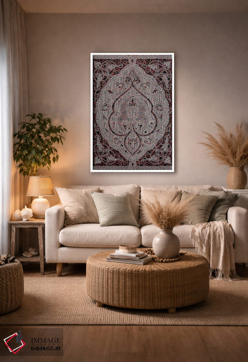 تابلو دکوراتیو عمق ساختارمند اثر فایو بای فایو کالکتیو - D3W