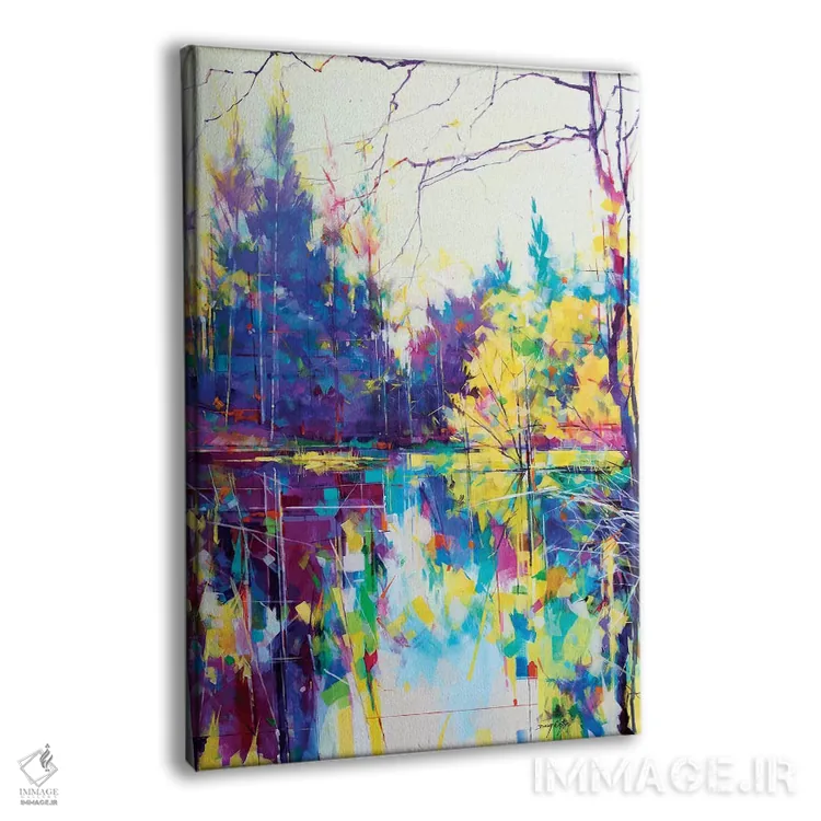 تابلو انتزاعی نگاه به آن سوی مدوکلیف اثر داگ ایتون - نمای پرسپکتیو محصول