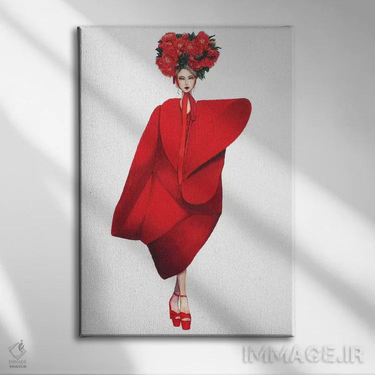 تابلو دکوراتیو دو منه کوانگ ۳ اثر اریس ترن - نمای روبهرو روی دیوار