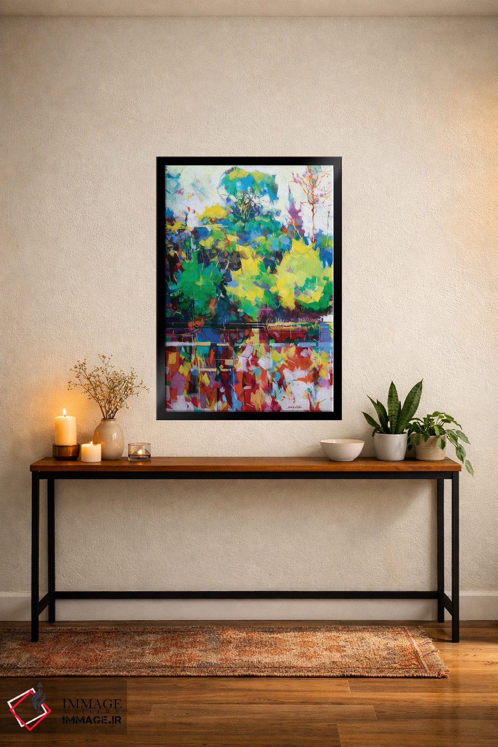 تابلو انتزاعی حوضچه های کنوپ اثر داگ ایتون - D5B