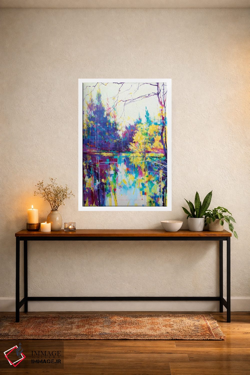 تابلو انتزاعی نگاه به آن سوی مدوکلیف اثر داگ ایتون - D2W