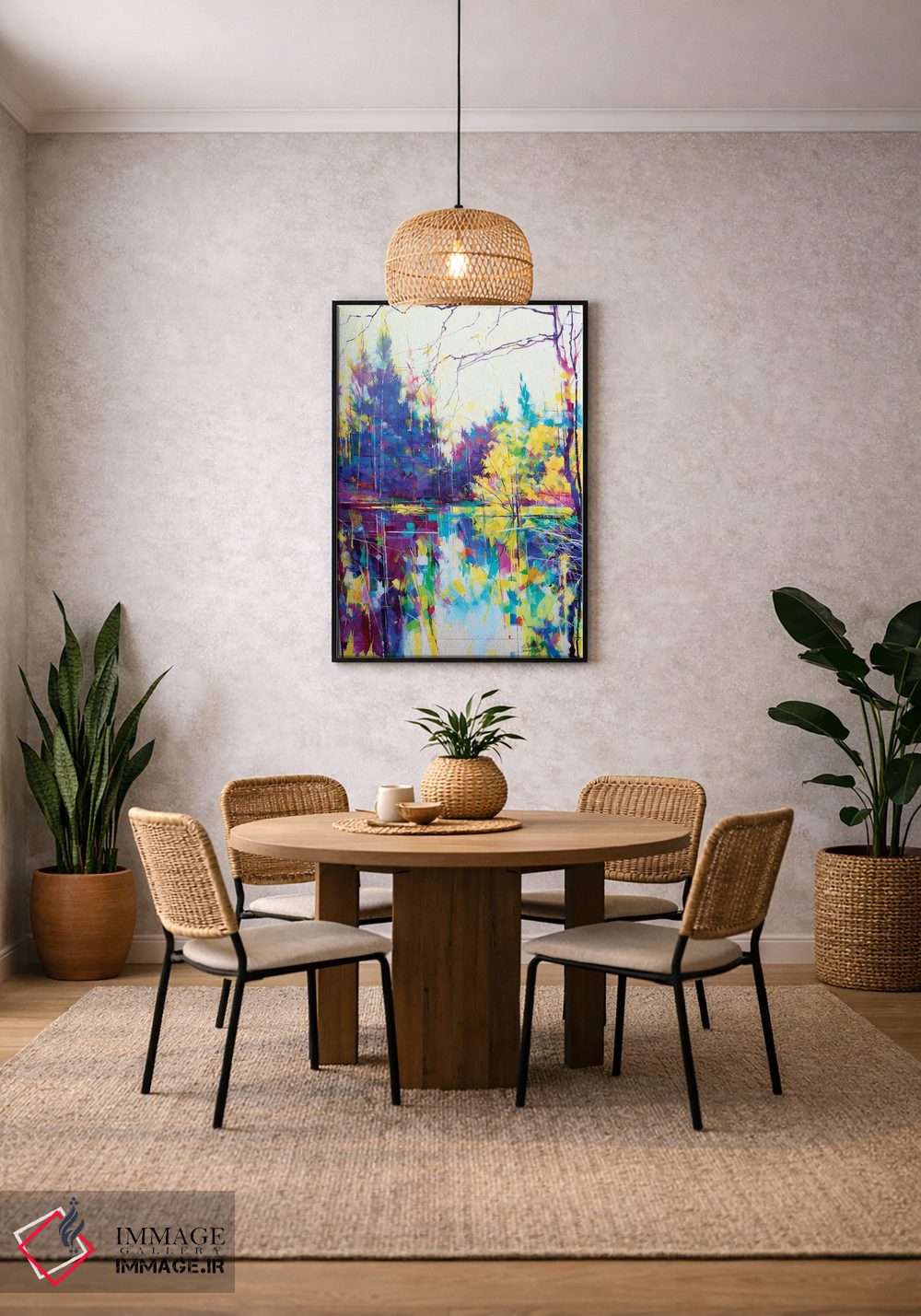 تابلو انتزاعی نگاه به آن سوی مدوکلیف اثر داگ ایتون - D3B