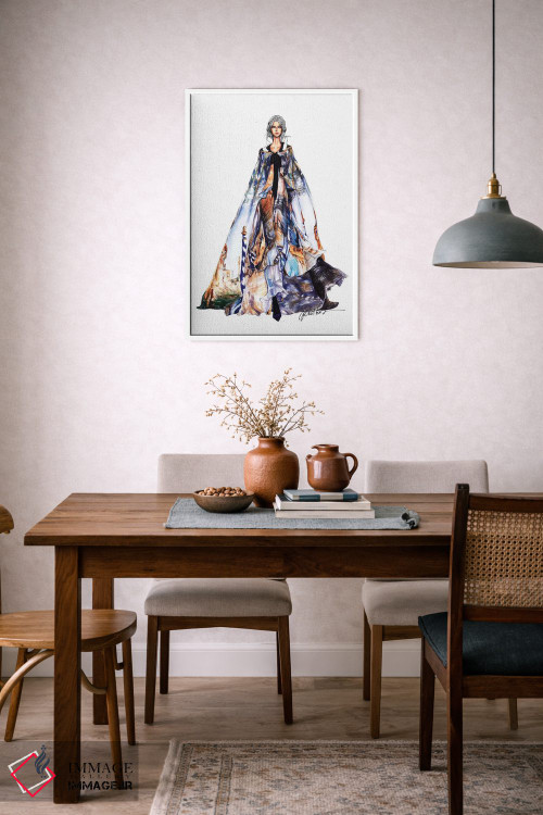 تابلو دکوراتیو هفته مد آلبرتا فرتی ۲۰۱۷ اثر اریس ترن - D5W