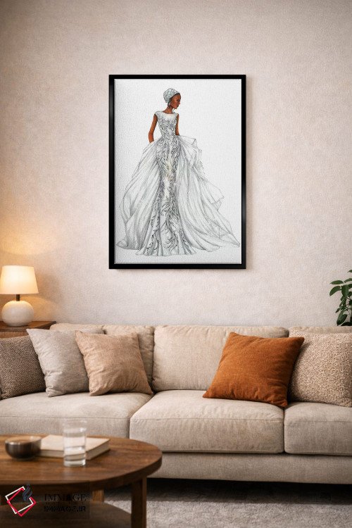 تابلو دکوراتیو لباس ۲ اثر اریس ترن - D4B