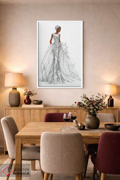 تابلو دکوراتیو لباس ۲ اثر اریس ترن - D5W