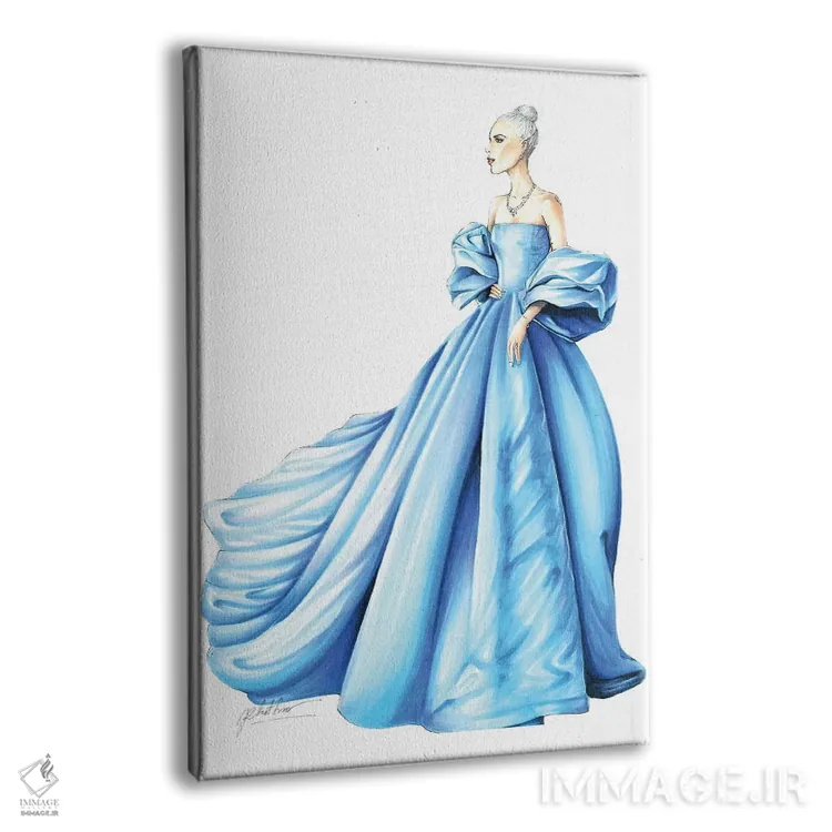 تابلو دکوراتیو گلدن گلوب گاگا اثر اریس ترن - نمای پرسپکتیو محصول