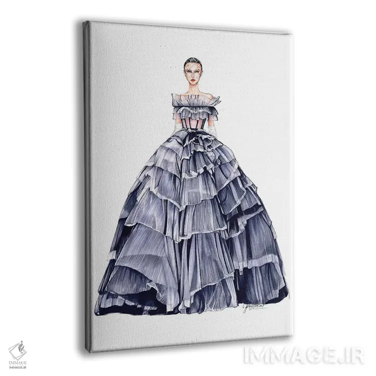 تابلو دکوراتیو مد فاخر گالیا لاهاو اثر اریس ترن - نمای پرسپکتیو محصول