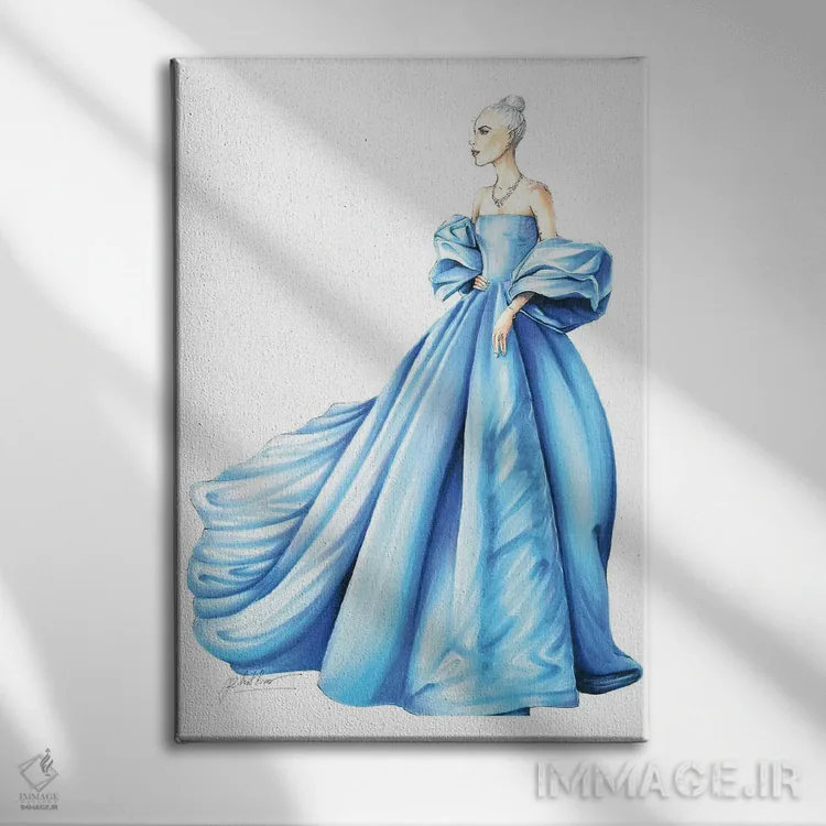 تابلو دکوراتیو گلدن گلوب گاگا اثر اریس ترن - نمای روبهرو روی دیوار