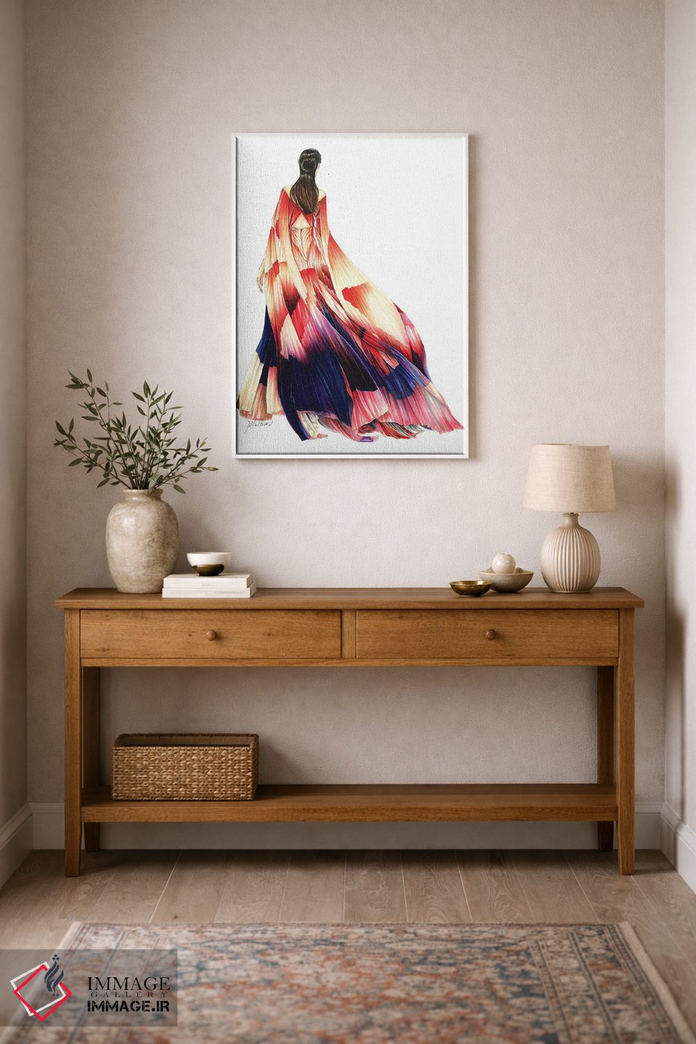 تابلو دکوراتیو مد فاخر آیریس ون هرپن ۲۰۱۹ اثر اریس ترن - D1W