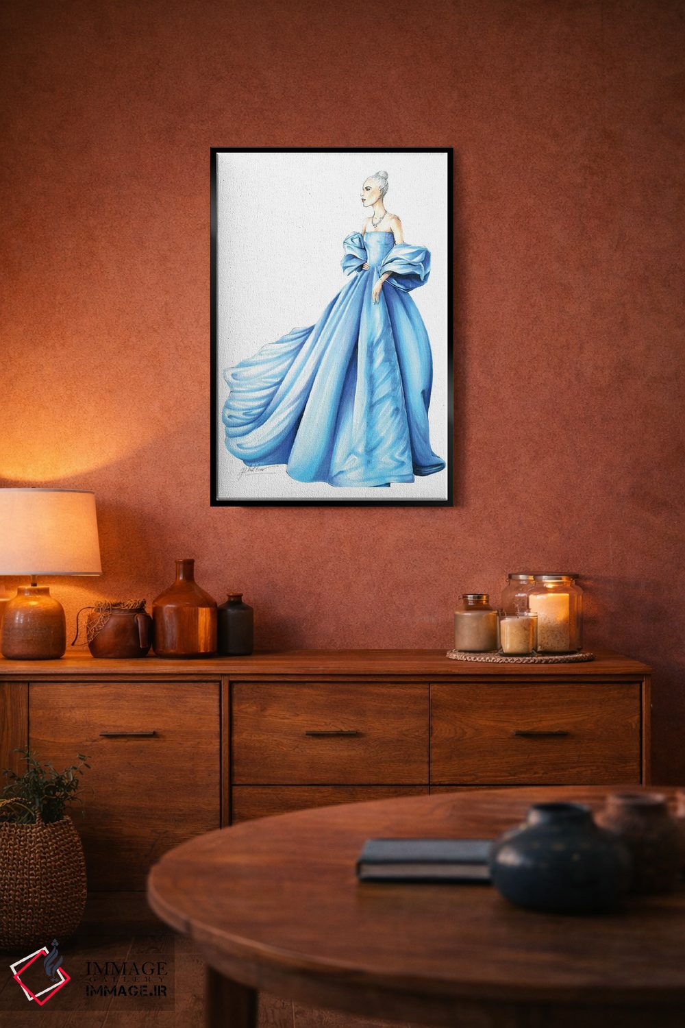 تابلو دکوراتیو گلدن گلوب گاگا اثر اریس ترن - D5B