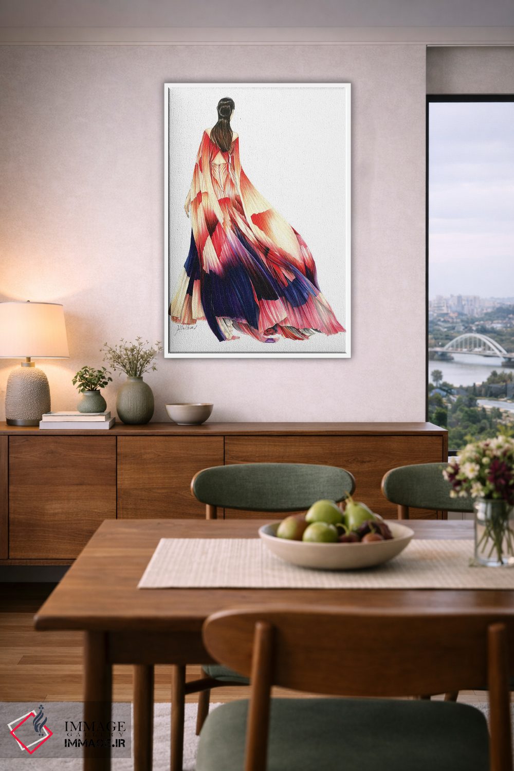 تابلو دکوراتیو مد فاخر آیریس ون هرپن ۲۰۱۹ اثر اریس ترن - D4W