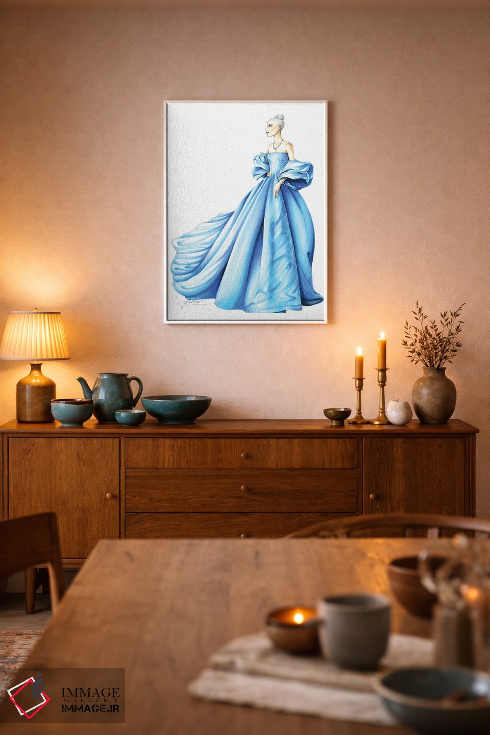 تابلو دکوراتیو گلدن گلوب گاگا اثر اریس ترن - D6W