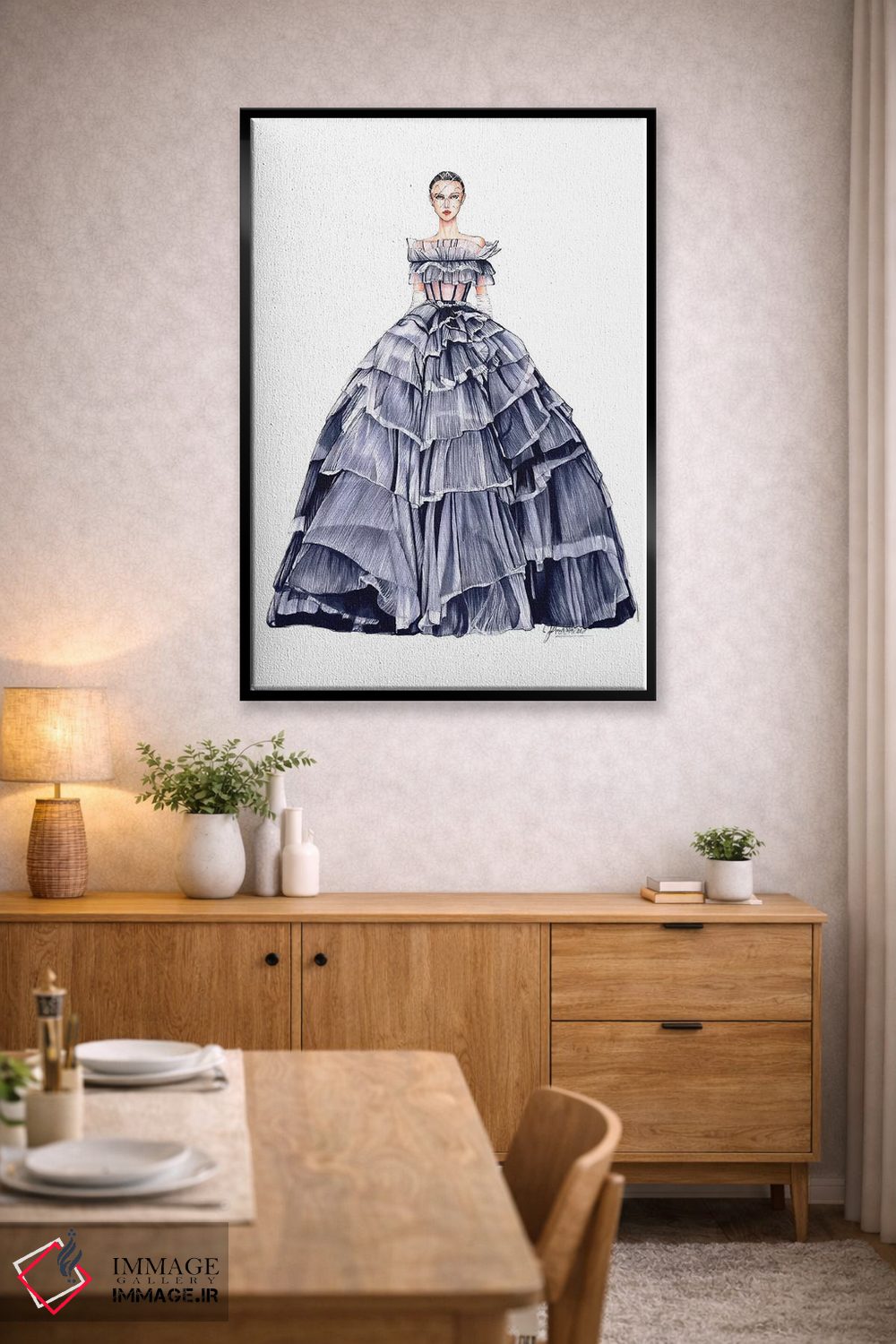 تابلو دکوراتیو مد فاخر گالیا لاهاو اثر اریس ترن - D4B