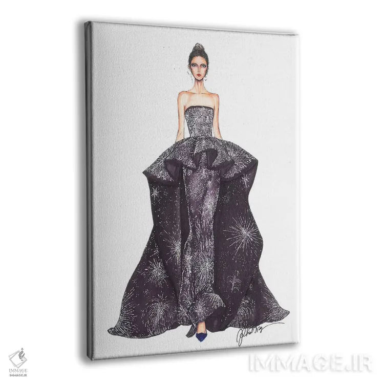 تابلو دکوراتیو زهیر مراد اوت کوتور ۲۰۱۷ اثر اریس ترن - نمای پرسپکتیو محصول