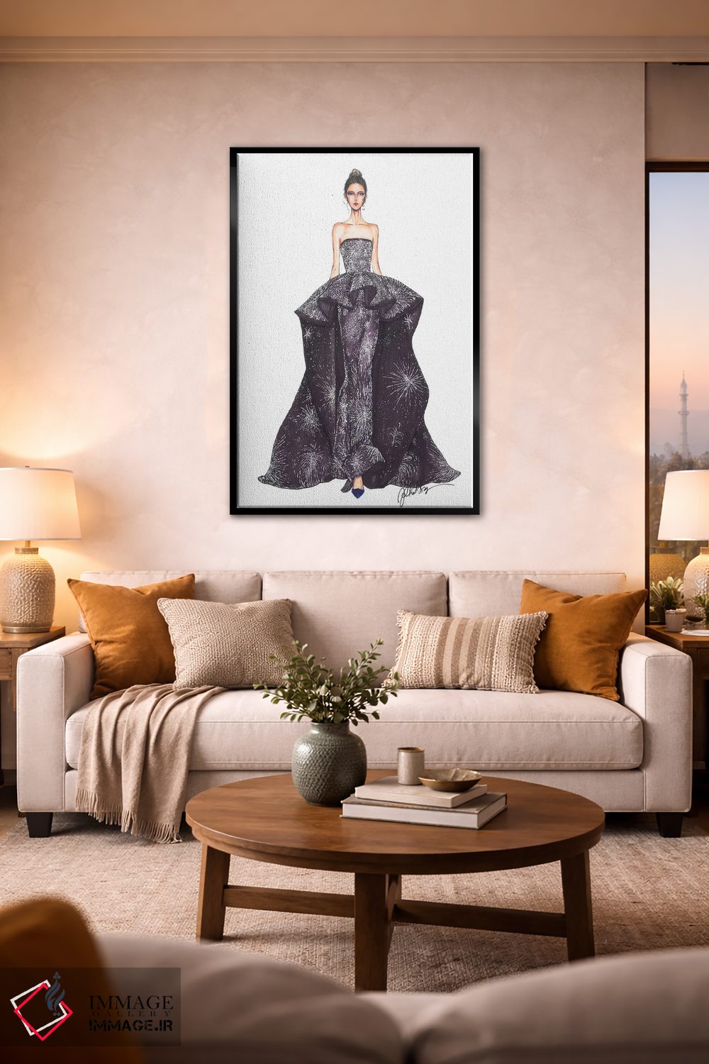 تابلو دکوراتیو زهیر مراد اوت کوتور ۲۰۱۷ اثر اریس ترن - D1B