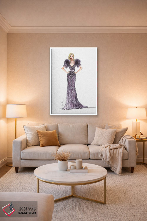 تابلو دکوراتیو زهیر مراد بهار تابستان ۲۰۱۷ اثر اریس ترن - D3W