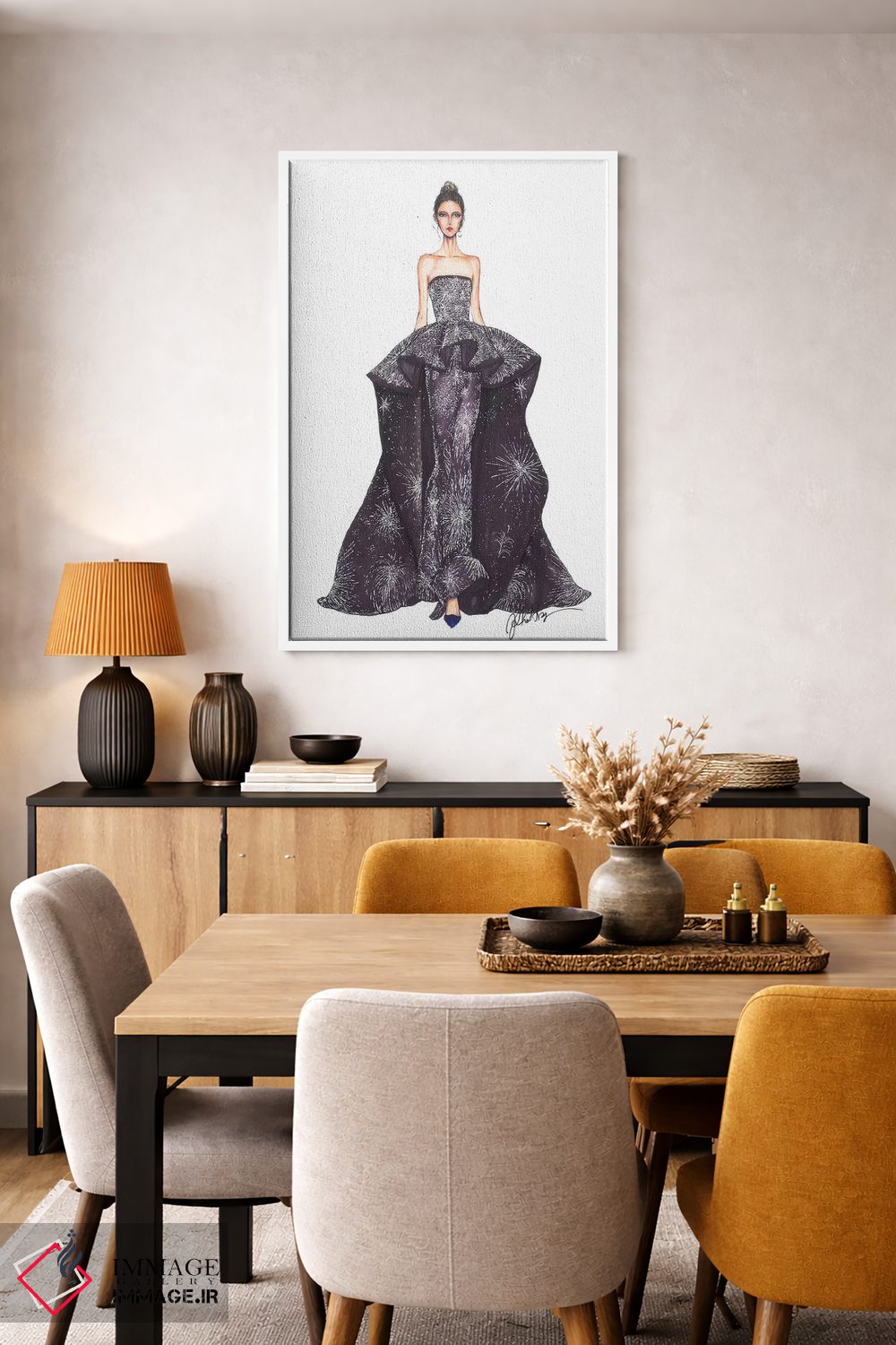 تابلو دکوراتیو زهیر مراد اوت کوتور ۲۰۱۷ اثر اریس ترن - D4W