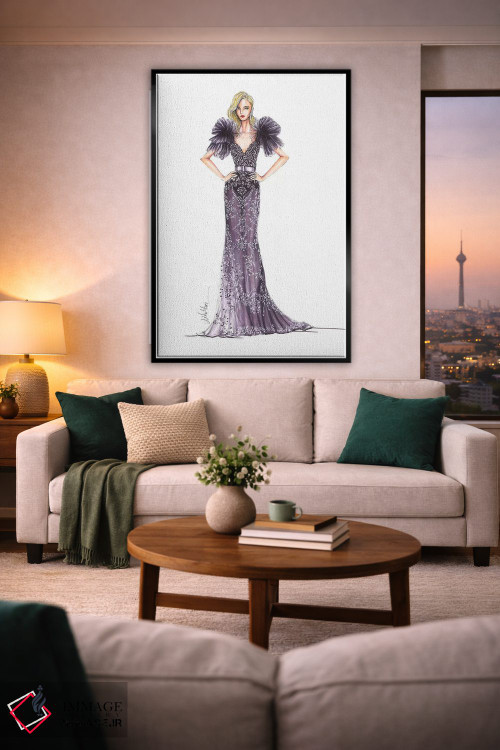 تابلو دکوراتیو زهیر مراد بهار تابستان ۲۰۱۷ اثر اریس ترن - D2B