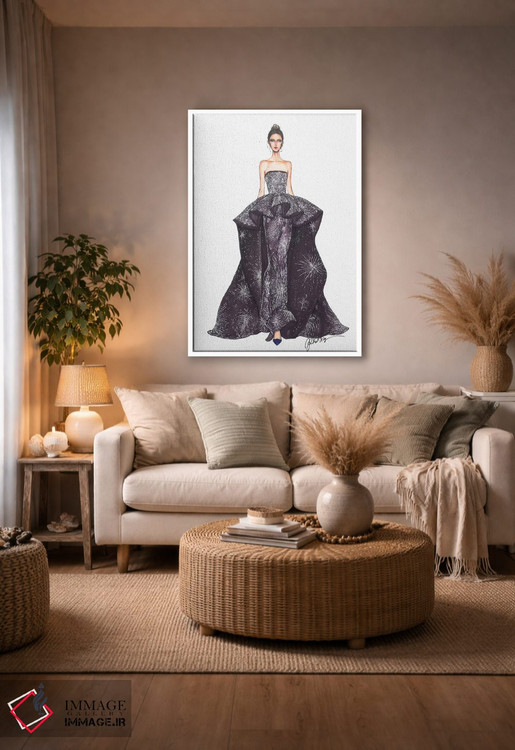 تابلو دکوراتیو زهیر مراد اوت کوتور ۲۰۱۷ اثر اریس ترن - D2W