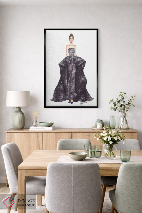 تابلو دکوراتیو زهیر مراد اوت کوتور ۲۰۱۷ اثر اریس ترن - D6B