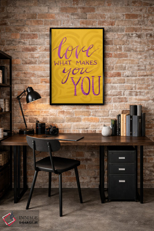 تابلو دکوراتیو دوست بدار آنچه تو را تو می کند اثر اتاوی - D4B