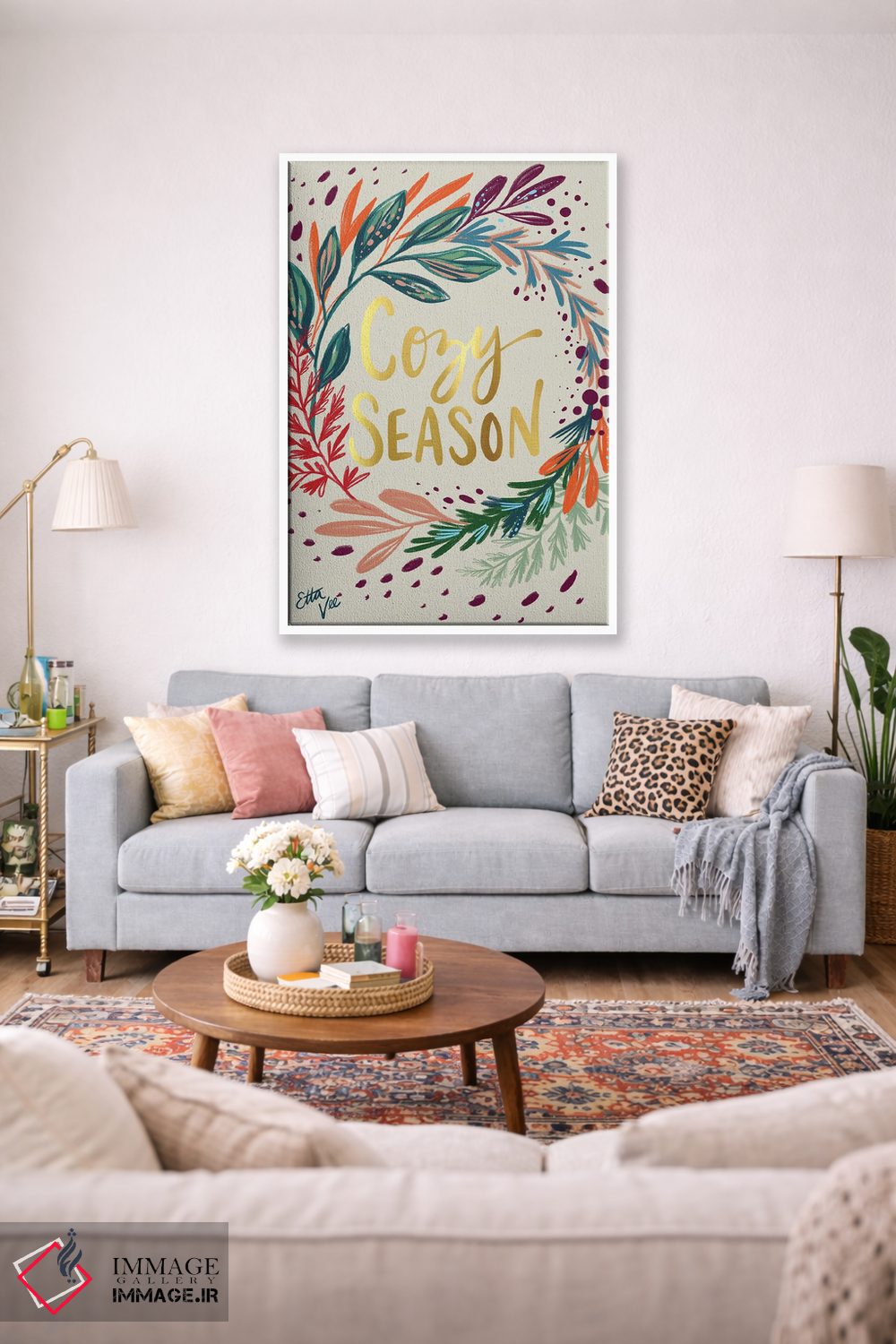 تابلو دکوراتیو فصل دلپذیر اثر اتاوی - D1W