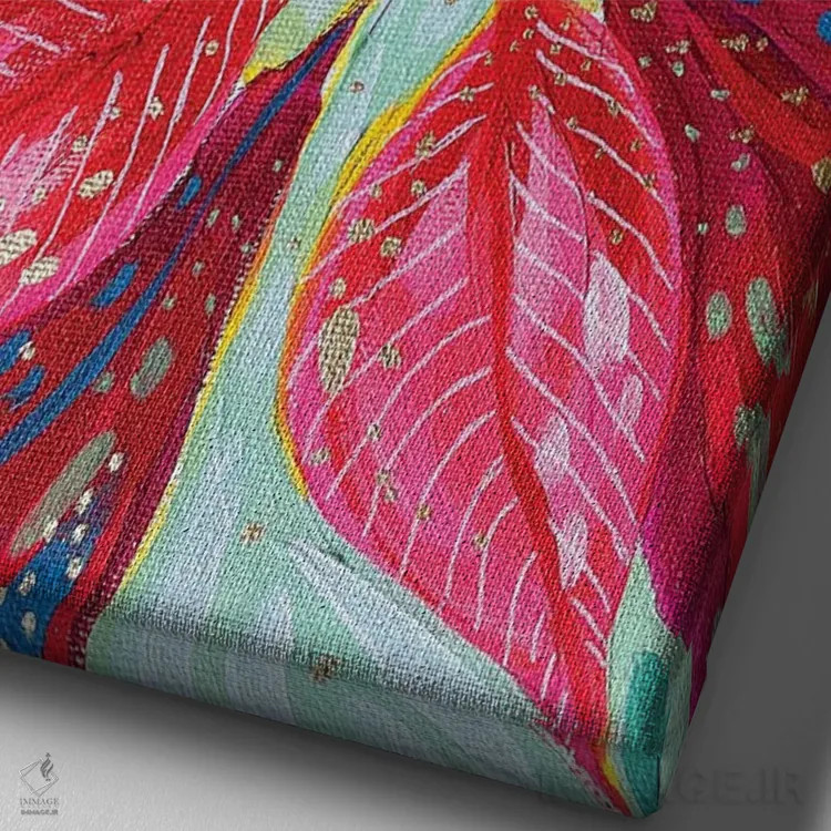 تابلو دکوراتیو شادی بنت قنسول اثر اتاوی - نمای نزدیک بافت بوم