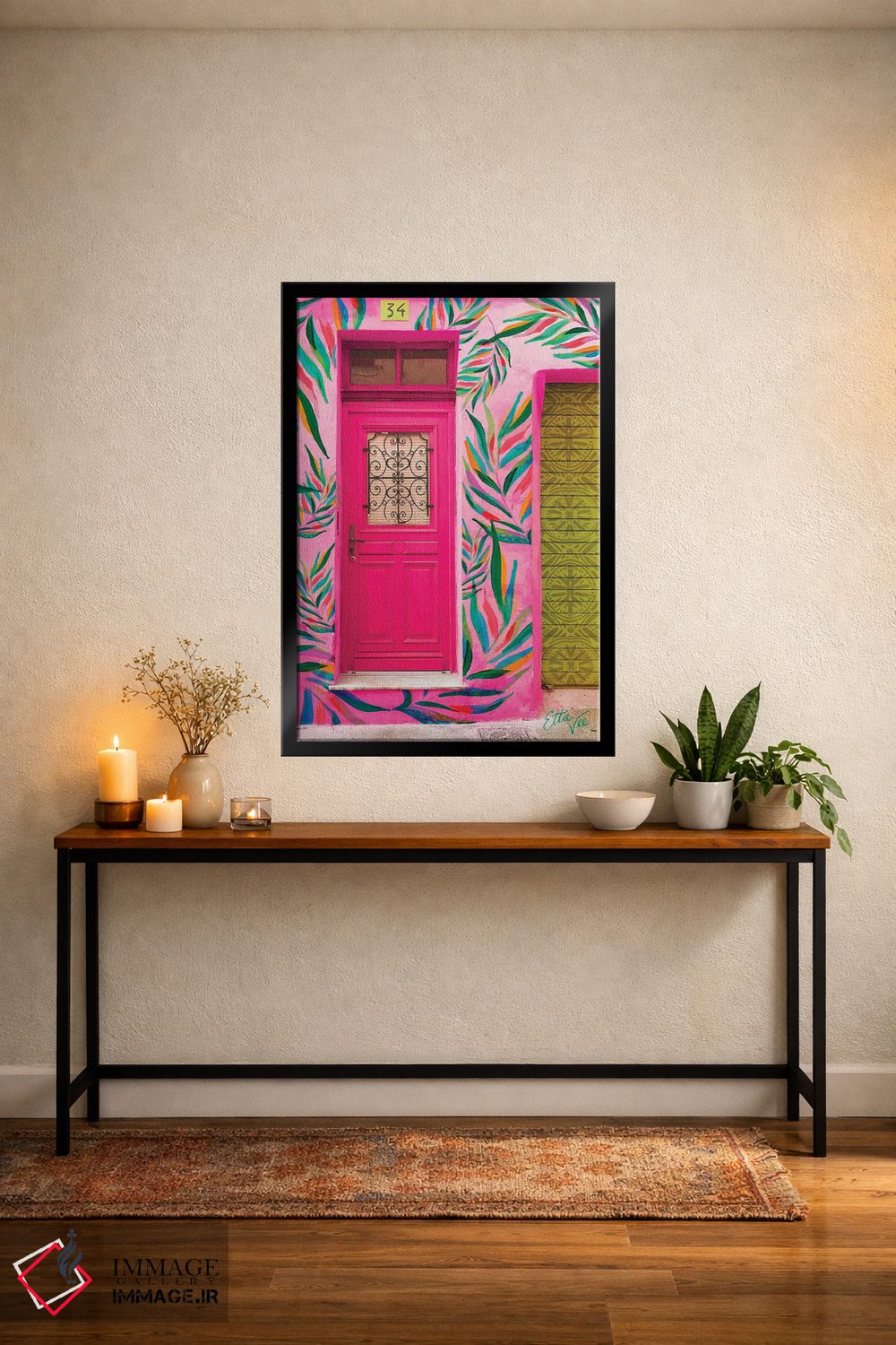 تابلو دکوراتیو خانه خوشبخت سوم اثر اتاوی - D4B