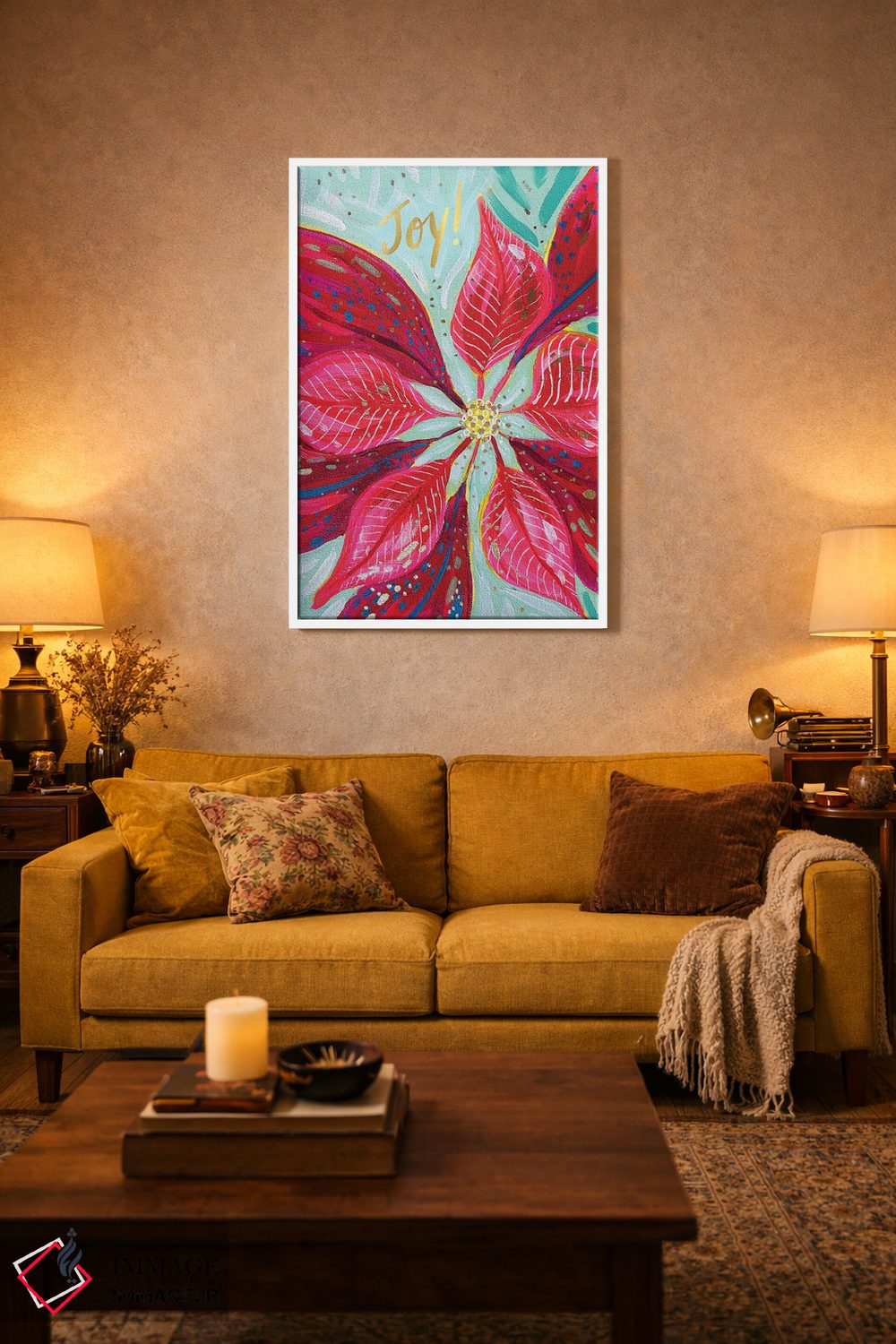 تابلو دکوراتیو شادی بنت قنسول اثر اتاوی - D2W