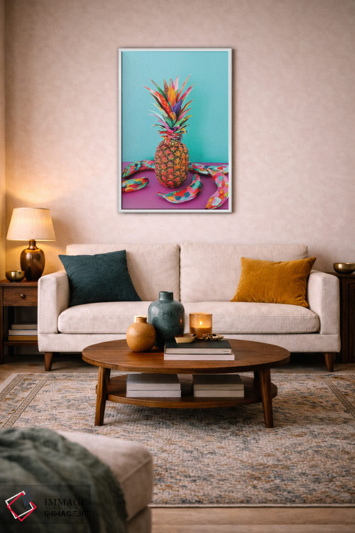 تابلو دکوراتیو آناناس و موز اثر اتاوی - D3W