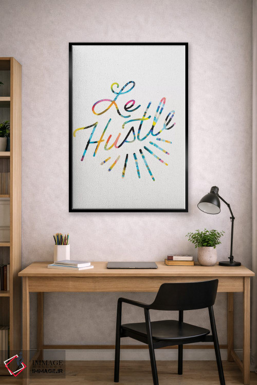 تابلو دکوراتیو تلاش اثر اتاوی - D2B