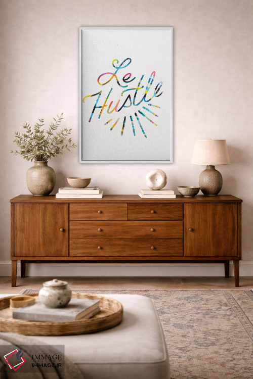 تابلو دکوراتیو تلاش اثر اتاوی - D4W