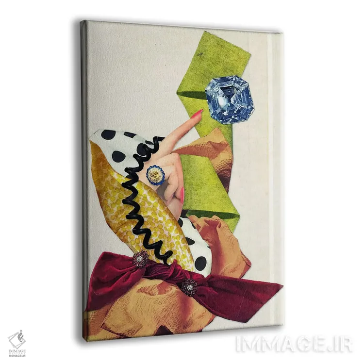 تابلو دکوراتیو اوژینیا لولی اثر اوژینا لولی - نمای پرسپکتیو محصول