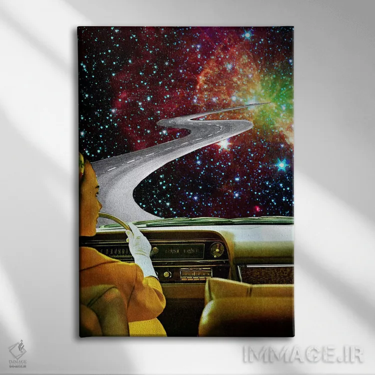 تابلو دکوراتیو اوژینیا لولی اثر اوژینا لولی - نمای روبهرو روی دیوار