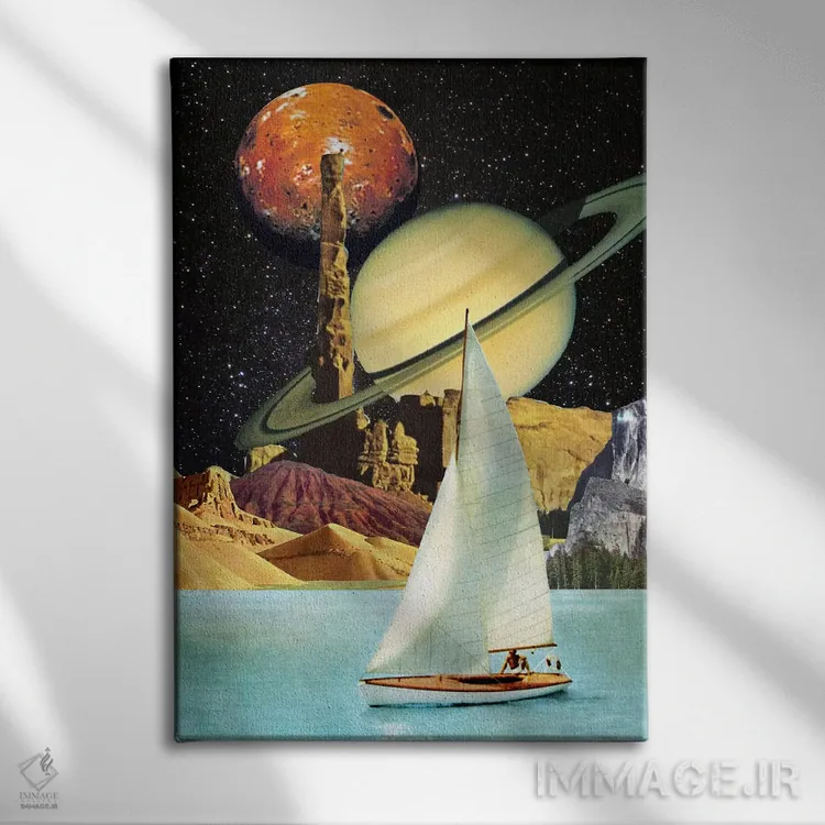 تابلو دکوراتیو اوژینیا لولی اثر اوژینا لولی - نمای روبهرو روی دیوار