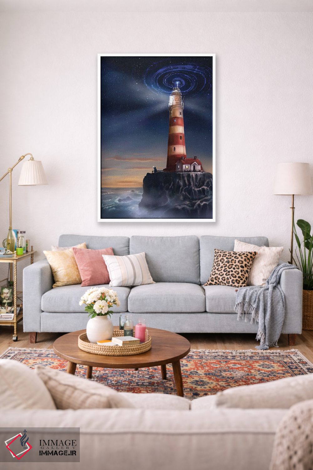 تابلو دکوراتیو فانوس دریایی اثر آناستازیا اوگرافوا - D1W