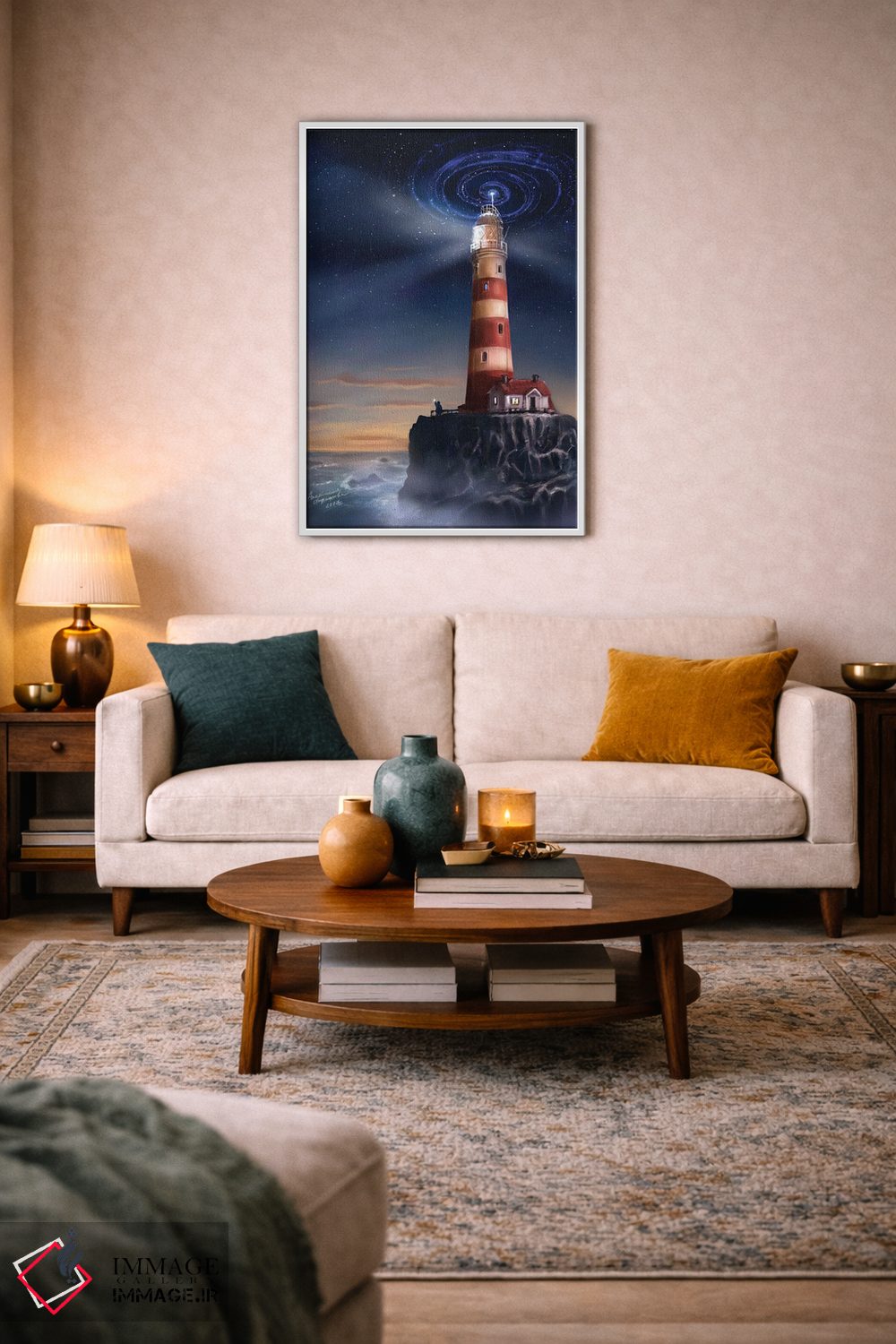 تابلو دکوراتیو فانوس دریایی اثر آناستازیا اوگرافوا - D2W