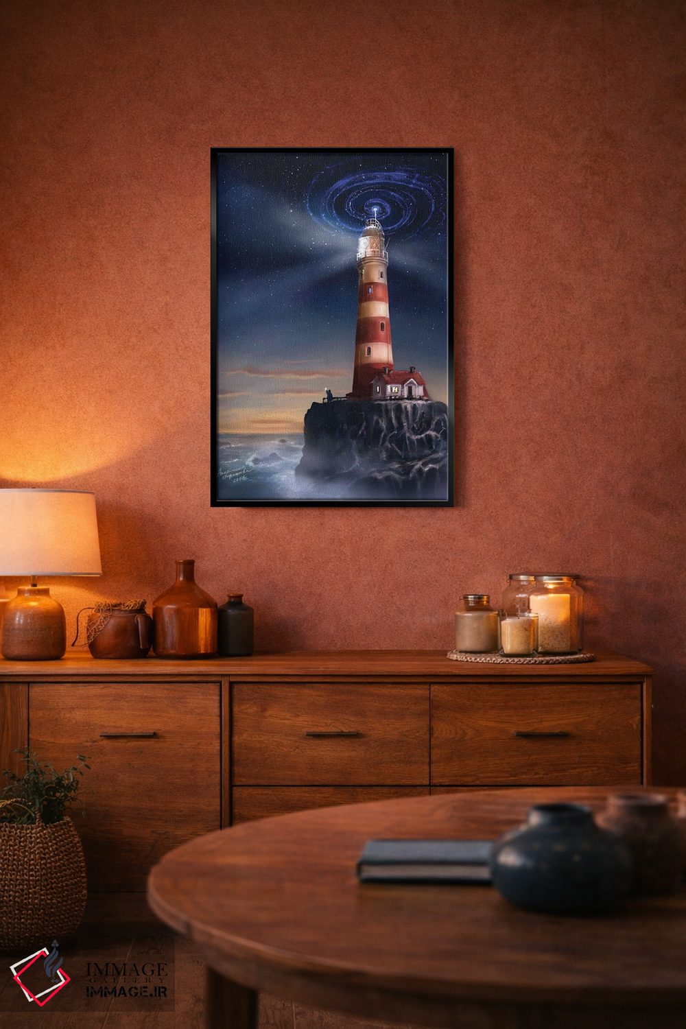 تابلو دکوراتیو فانوس دریایی اثر آناستازیا اوگرافوا - D4B