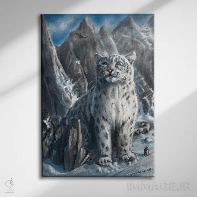 تابلو دکوراتیو فرمانروای کوهستان اثر آناستازیا اوگرافوا - نمای روبهرو روی دیوار