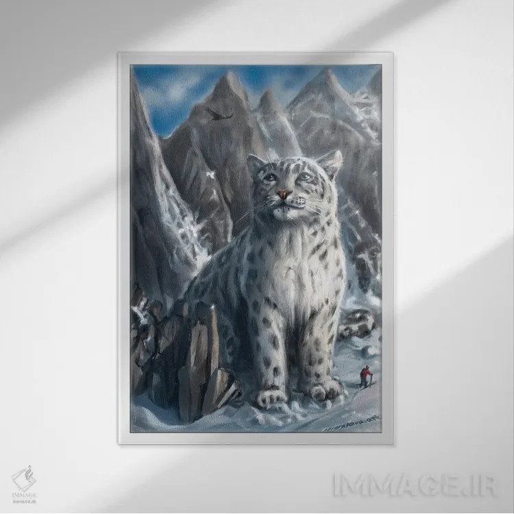 تابلو دکوراتیو فرمانروای کوهستان اثر آناستازیا اوگرافوا - نمای قابدار سفید