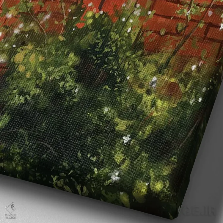 تابلو دکوراتیو گربه های خیابانی اثر آناستازیا اوگرافوا - نمای نزدیک بافت بوم